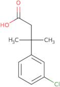 3-(3-Chlorophenyl)-3-methylbutanoic acid