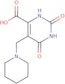 2,6-Dioxo-5-(piperidin-1-ylmethyl)-1,2,3,6-tetrahydropyrimidine-4-carboxylic acid