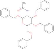 Benzyl 2-acetamido-3,4,6-tri-o-benzyl-2-deoxy-β-D-glucopyranoside