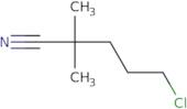 5-Chloro-2,2-dimethylpentanenitrile