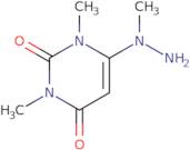 1,3-Dimethyl-6-(1-methylhydrazino)-2,4(1H,3H)-pyrimidinedione