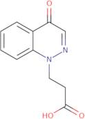 3-(4-Oxo-1,4-dihydrocinnolin-1-yl)propanoic acid