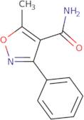 5-Methyl-3-phenyl-1,2-oxazole-4-carboxamide