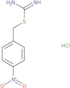 {[(4-Nitrophenyl)methyl]sulfanyl}methanimidamide hydrochloride