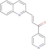 1-(Pyridin-4-yl)-3-(quinolin-2-yl)prop-2-en-1-one