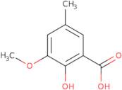 2-Hydroxy-3-methoxy-5-methylbenzoic acid