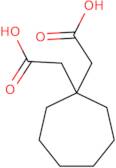 2-[1-(Carboxymethyl)cycloheptyl]acetic acid