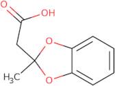 2-(2-Methyl-1,3-dioxaindan-2-yl)acetic acid