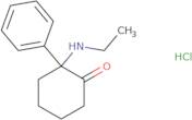 2-(Ethylamino)-2-phenylcyclohexan-1-one, hydrochloride