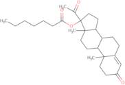 17α-Hydroxyprogesterone heptanoate