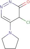 4-Chloro-5-(1-pyrrolidinyl)-3(2H)-pyridazinone