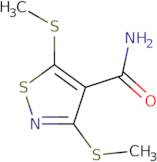 3,5-Di(methylthio)isothiazole-4-carboxamide