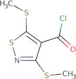 3,5-Bis(methylthio)isothiazole-4-carbonyl chloride