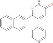 6-(Naphthalen-2-yl)-5-(pyridin-4-yl)pyridazin-3(2H)-one