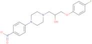 1-(4-Fluorophenoxy)-3-[4-(4-nitrophenyl)piperazin-1-yl]propan-2-ol