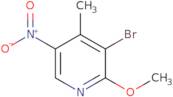 3-Bromo-2-methoxy-4-methyl-5-nitropyridine