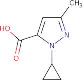 1-Cyclopropyl-3-methyl-1H-pyrazole-5-carboxylic acid