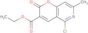 Ethyl 5-chloro-7-methyl-2-oxo-2H-pyrano[3,2-c]pyridine-3-carboxylate