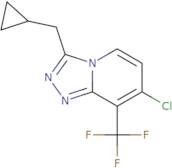 7-Chloro-3-(cyclopropylmethyl)-8-(trifluoromethyl)-[1,2,4]triazolo[4,3-a]pyridine