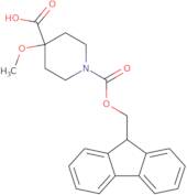 1-{[(9H-Fluoren-9-yl)methoxy]carbonyl}-4-methoxypiperidine-4-carboxylic acid