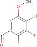 4-Chloro-2,3-difluoro-5-methoxybenzaldehyde