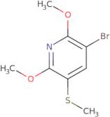 3-Bromo-2,6-dimethoxy-5-methylsulfanylpyridine