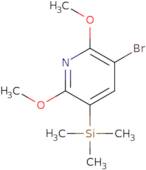 (5-Bromo-2,6-dimethoxypyridin-3-yl)-trimethylsilane