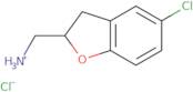 1-(5-Chloro-2,3-dihydro-1-benzofuran-2-yl)methanamine hydrochloride