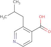 3-(2-Methylpropyl)pyridine-4-carboxylic acid