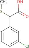 2-(3-Chlorophenyl)-2-(methylsulfanyl)acetic acid