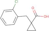 1-[(2-Chlorophenyl)methyl]cyclopropane-1-carboxylic acid