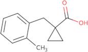 1-[(2-Methylphenyl)methyl]cyclopropane-1-carboxylic acid