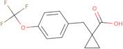 1-{[4-(Trifluoromethoxy)phenyl]methyl}cyclopropane-1-carboxylic acid