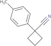 1-(4-Methylphenyl)cyclobutane-1-carbonitrile