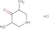 rac-(3R,5S)-3,5-Dimethylpiperidin-4-one hydrochloride