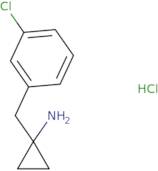 1-[(3-Chlorophenyl)methyl]cyclopropan-1-amine hydrochloride