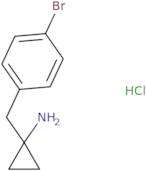 1-[(4-Bromophenyl)methyl]cyclopropan-1-amine hydrochloride