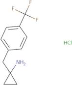 1-{[4-(Trifluoromethyl)phenyl]methyl}cyclopropan-1-amine hydrochloride