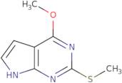 4-Methoxy-2-methylsulfanyl-7H-pyrrolo[2,3-d]pyrimidine