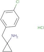 1-[(4-Chlorophenyl)methyl]cyclopropan-1-amine hydrochloride