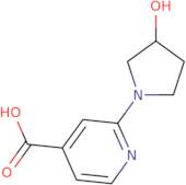 2-(3-Hydroxy-1-pyrrolidinyl)isonicotinic acid