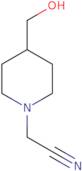 1-Piperidineacetonitrile, 4-(hydroxymethyl)