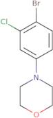 4-Bromo-3-chloro-1-morpholinobenzene