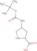 (2R,4S)-4-{[(tert-Butoxy)carbonyl]amino}pyrrolidine-2-carboxylic acid