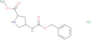 Methyl (2R,4R)-4-cbz-aminopyrrolidine-2-carboxylate hydrochloride