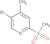 5-Bromo-4-methyl-2-(methylsulphonyl)pyridine