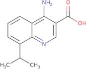 4-Amino-8-isopropylquinoline-3-carboxylic acid