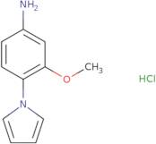 3-Methoxy-4-(1H-pyrrol-1-yl)aniline hydrochloride