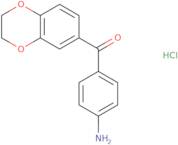 (4-Aminophenyl)(2,3-dihydro-1,4-benzodioxin-6-yl)methanone hydrochloride