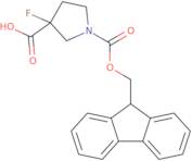 1-{[(9H-Fluoren-9-yl)methoxy]carbonyl}-3-fluoropyrrolidine-3-carboxylic acid